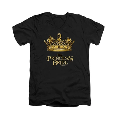 Princess Bride Men's Crown Short Sleeve Adult V Neck Premium Cotton Tee / T-Shirt