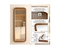 Vlsrka Solid Wood Full Length Mirror
