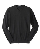 KingSize Men's Big & Tall Lightweight V-Neck Sweater