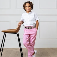 Hope & Henry Toddler Boys Heirloom Linen Suit Pant