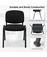 Gouun Office Chair with Metal Frame and Padded Cushions for Conference Room-Set of 2
