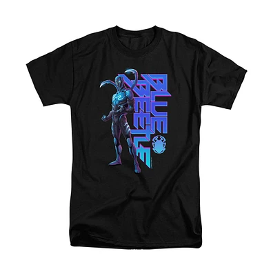 Blue Beetle Mens Standing Short Sleeve Adult Tall Tee / T-Shirt