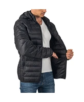 Alpine Swiss Men's Milo Hooded Puffer Jacket Down Alternative Lightweight Coat