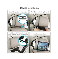 Pyle Dual 10.5'' Car Headrest Cd/Dvd System, Hdmi, Wireless Headphones