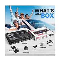 Pyle 5 Bands Graphic Equalizer with Subwoofer Control, Bluetooth