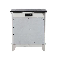 Liberty Furniture 2 Drawer Night Stand w/ Charging Station