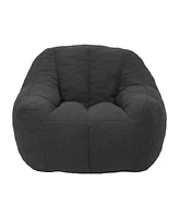 The Pop Home Comfy Bean Bag Chair with Memory Foam, Cozy Lounge for Dorm, Bedroom, Living Room-The