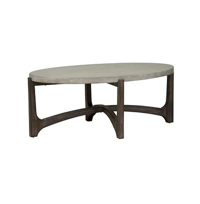 Liberty Furniture Oval Cocktail Table