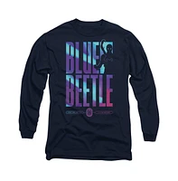 Blue Beetle Men's Hero Host Long Sleeve Adult Tee / T-Shirt