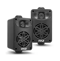 Pyle 3.5” 2-Way Indoor/Outdoor Speaker System - Waterproof Design with 1/2” High Compliance Polymer Tweeter