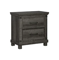 Liberty Furniture Night Stand w/ Charging Station Urban Brown