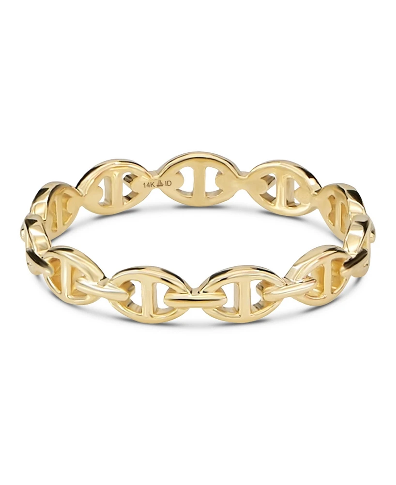 Devata Valentino Ring in 14K Gold, Size 8, approx. 1.7 grams.