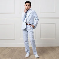 Hope & Henry Boys' Organic Seersucker Suit Pant