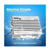 Pyle 2-Ch. Elite Series Marine Amplifier, Bridgeable 400W Waterproof Amp