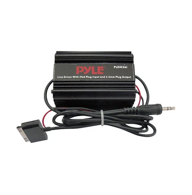 Pyle Stereo Audio Ground Loop Isolator, iPod to 3.5mm Male, Noise Filter