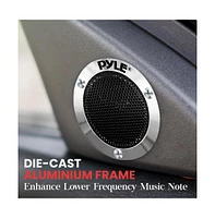 Pyle Titanium Dome Tweeter, 1.0'' Voice Coil, 80W Max, 4-Ohm, Aluminum Housing
