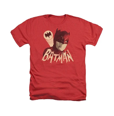 Batman Men's Classic Tv Bat Signal Adult Heather Tee / T-Shirt