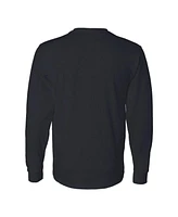 Blue Beetle Men's Silhouette Long Sleeve Adult Tee / T-Shirt