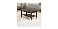 Slickblue Rectangle Wood Coffee Table for Living Room and Home Decor