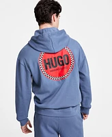 Hugo Boss Men's Dicrincio Relaxed Fit Long Sleeve Logo Graphic Hoodie