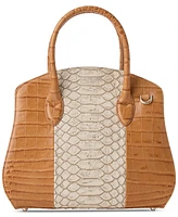 Brahmin Rosetta Medium Leather Satchel