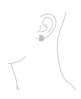 Bling Jewelry Fashion Open Criss Cross Celtic Love Knot Weave Half Hoop Clip On Earrings Non Pierced Ears Silver Plated