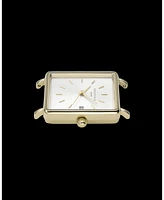 Rosefield Boxy Women's Gold Tone Stainless Steel Bracelet Watch 24mm