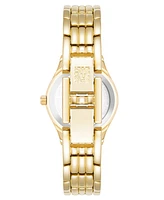 Anne Klein Women's Quartz Pink and Gold-Tone Metal Alloy Watch, 26mm