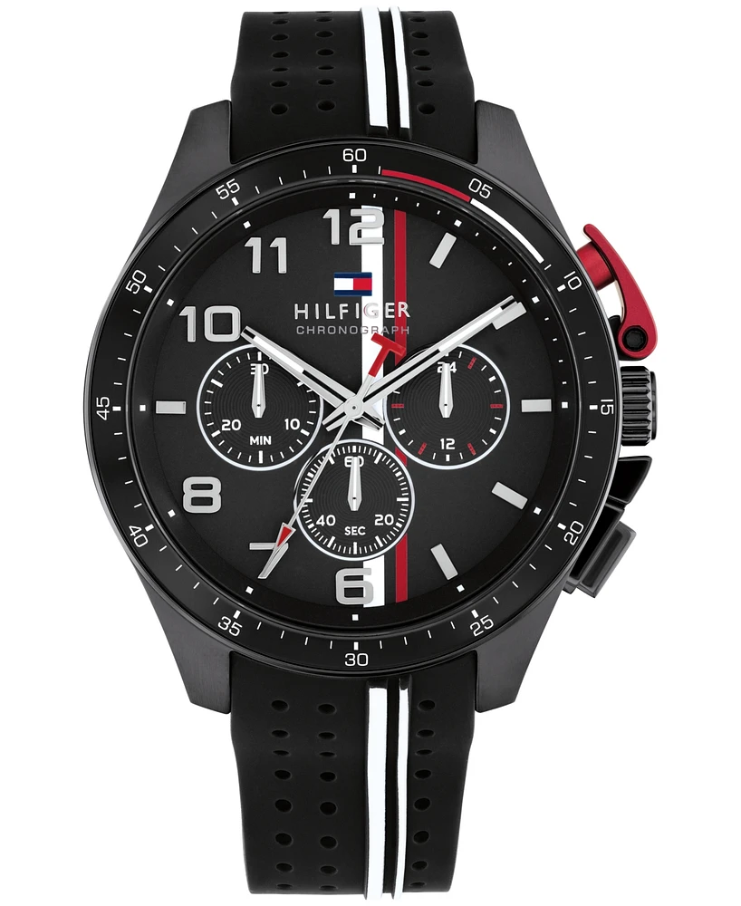 Tommy Hilfiger Men's Chronograph Silicone Strap Watch