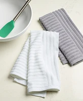 The Cellar 2 Pack Linear Sculpted Kitchen Towels, Exclusively at Macy's