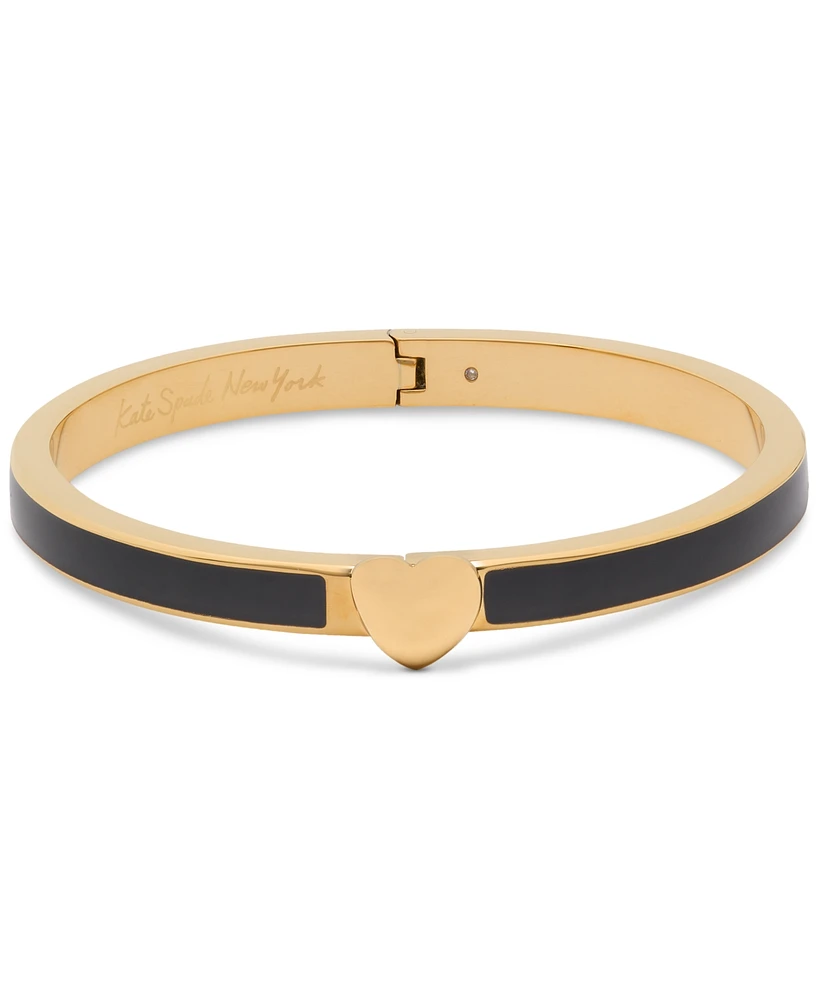 Kate Spade New York Enamel Polished Heart You Bangle Bracelet