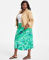 On 34th Trendy Plus Pull-On Skirt, Exclusively at Macy's