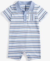 First Impressions Baby Boys Park Explore Striped Sunsuit, Exclusively at Macy's