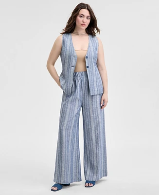 And Now This Women's Striped Pull-On Pants, Exclusively at Macy's