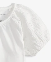 First Impressions Baby Girls Eyelet-Detail Sunsuit, Exclusively at Macy's