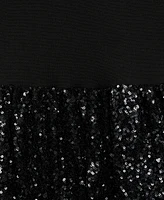 Mango Women's Sequin Balloon Skirt Dress