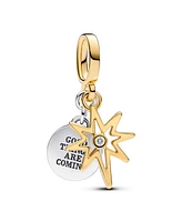 Pandora Engravable North Star Lab-Grown Diamond Dangle Charm