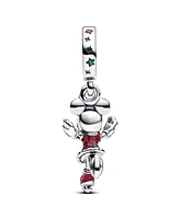 Pandora Minnie Mouse Ice Skating Dangle Charm