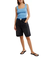 Free People Women's Hummingbird Square-Neck Tank Top