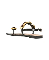 Katy Perry Women's The Camie Square Toe Ornament Flat Sandals