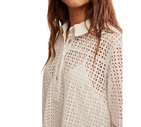 Free People Women's Remino Eyelet Mini Dress