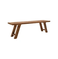 Jofran Reclamation 60" Rustic Reclaimed Solid Wood Dining Bench