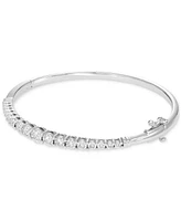 Diamond Graduated Bangle Bracelet (3/8 ct. t.w.) in Sterling Silver