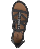 Lucky Brand Women's Korina Embellished Strappy Gladiator Flat Sandals