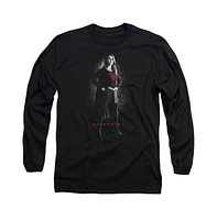 Supergirl Men's Noir Long Sleeve Adult Tee / T-Shirt