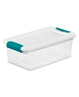 Sterilite 15 Qt Stackable Storage Boxes & 6 Qt Organizing Bins, 12 Pack Each