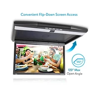 Pyle 17.3'' Car Overhead Monitor with Hdmi, Usb, Micro Sd, 1080p Support