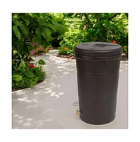 Slickblue Single Spigot Eco 50-Gallon Rain Barrel for Water Conservation and Garden Use