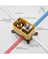 Casainc All-In-One Kit with Rough in-Valve