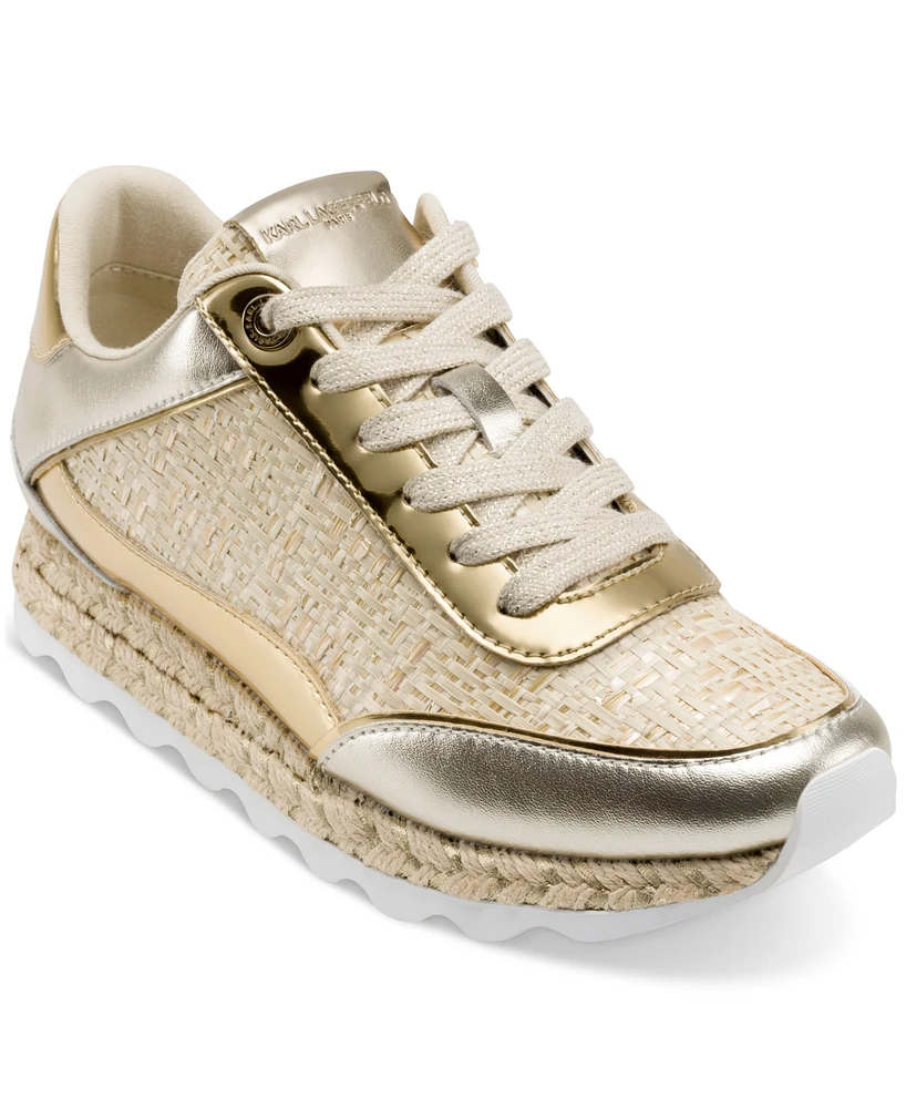 Karl Lagerfeld Paris Women's Miara Espadrille Sneakers